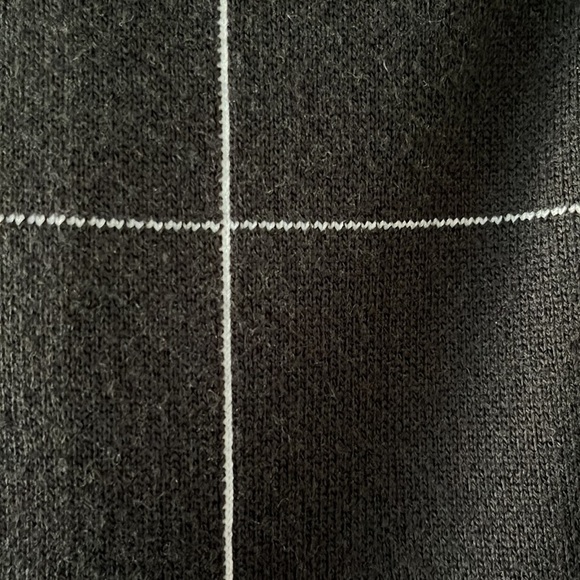 Per se wool blend black with white striped jacket. Size 2. Super cute! - Picture 10 of 11